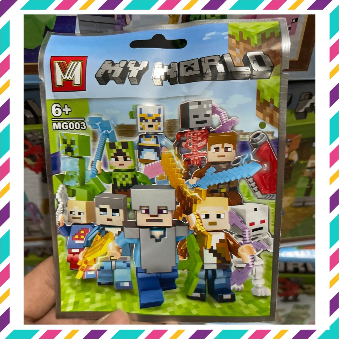 Đồ chơi xếp hình lego minifigures, ninjago, siêu anh hùng, zombie lego