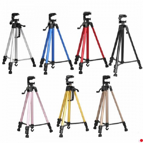 Chân Giá Đỡ Tripod 3366 Cao 150cm Cứng Cáp + Tặng Kèm Remote