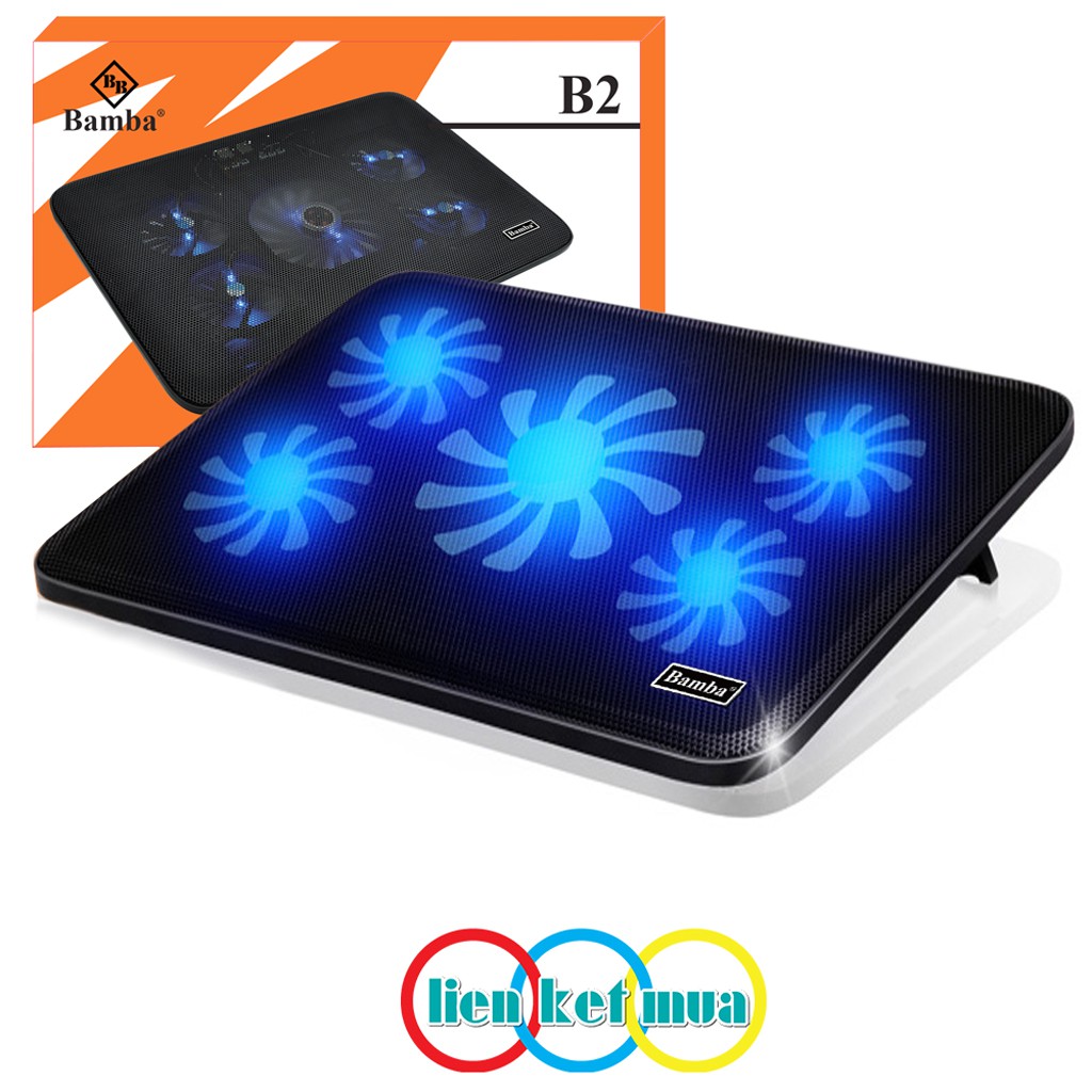 Quạt làm mát Laptop Bamba B2 - Đế tản nhiệt Laptop