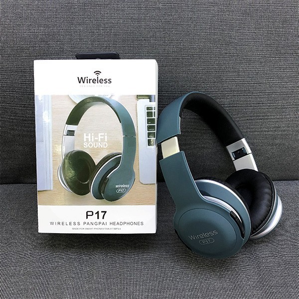 Tai Phone Bluetooth, Có Mic, Chụp Tai P17, Âm Thanh Sống Động, Khả Năng Chống Ồn Cao. SP Bảo Hành 1 Đổi 1