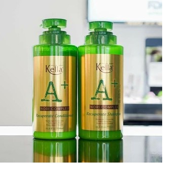 Bộ dầu gội và dầu xả phục hồi tóc hư tổn kella a+ nori complex 750mlx2 - hàng công ty
