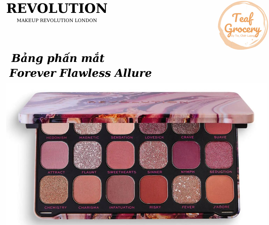 Bảng phấn mắt trang điểm - Makeup Revolution London Forever Flawless Allure