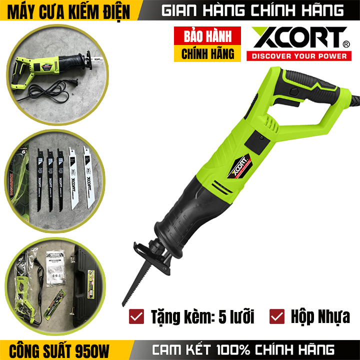 Máy cưa kiếm cầm tay 950W- Máy cưa kiếm Tặng lưỡi [CHÍNH HÃNG] XCORT