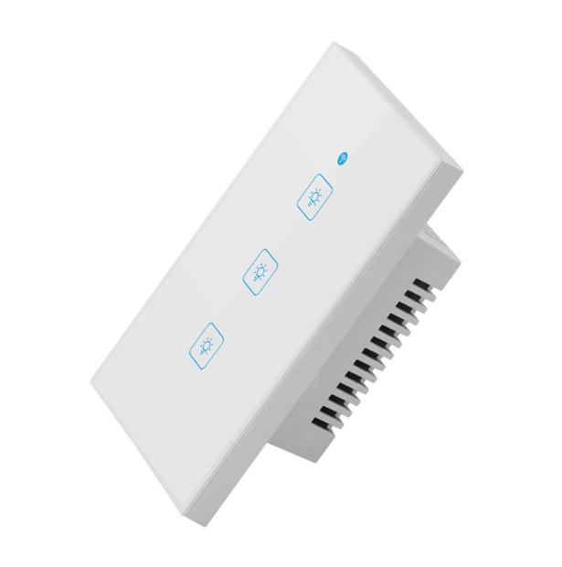 Công tắc cảm ứng,công tắc Wifi Smart Switch 3C,2C,1C  (Chữ nhật 3 nút,2 nút,1 nút) nhà thông minh app Ewelink
