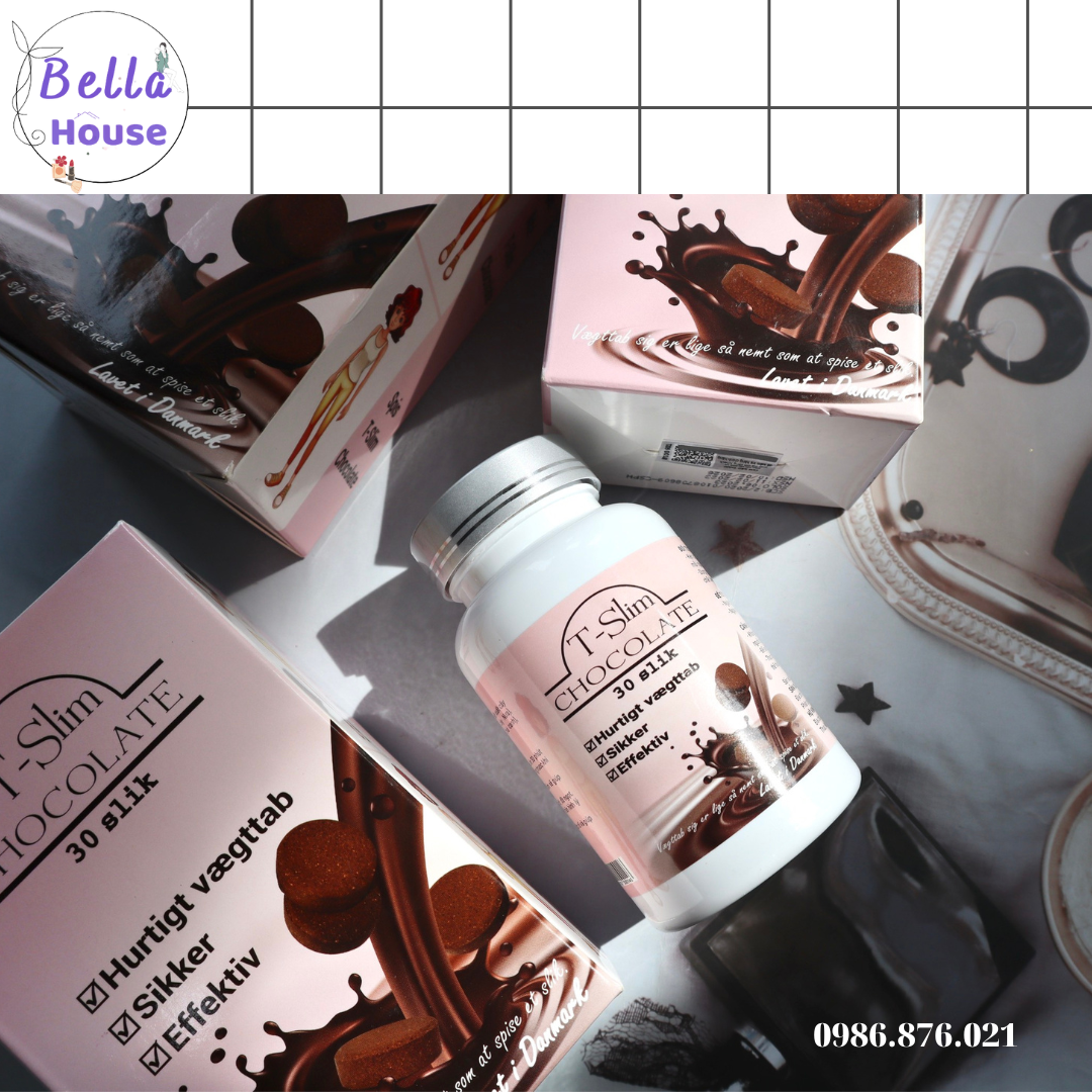 Kẹo Socola Giảm Cân Đào Thải Mỡ  T-Slim(30 viên/hộp chính hãng )