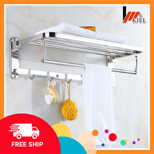Giá treo khăn nhà tắm inox 304 bảo hành 24 tháng