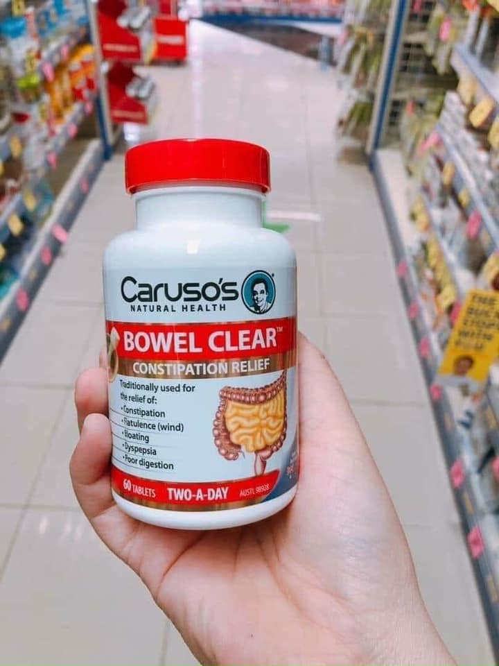 Caruso’s Bowel Clear 60 viên – thải độc ruột