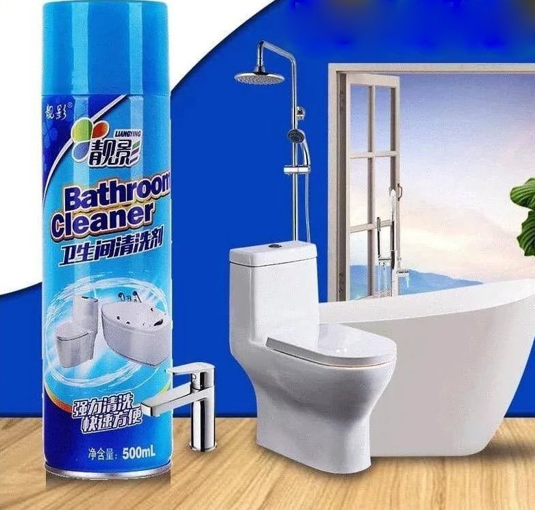 [HCM]Chai xịt bọt tuyết vệ sinh nhà tắm Cleaner.- Dùng để làm sạch đánh bóng và diệt khuẩn cho bồn tắm  bồn rửa mặt  nhà vệ sinh  gương  giúp khử mùi và cho hương thơm dễ chịu.