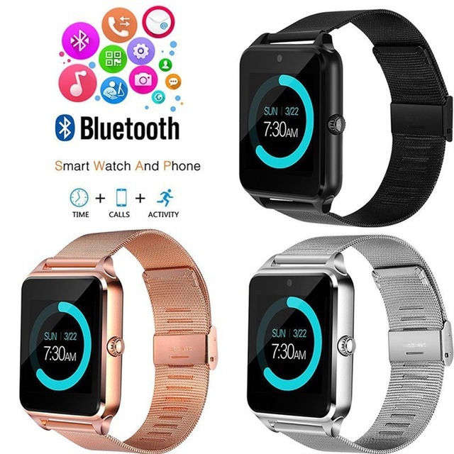 Đồng hồ thông minh z60 ip67 cho nam, nữ chống nước, có khe cắm thẻ sim điện thoại