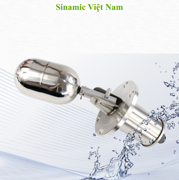 Cảm biến báo mức chất lỏng dạng phao ngang inox 304 bền đẹp. Công tắc mức bền đẹp