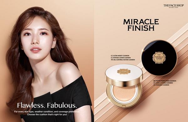 Phấn nước che khuyết điểm miracle finish cc cooling cushion spf50+ pa+++ , hàn quốc