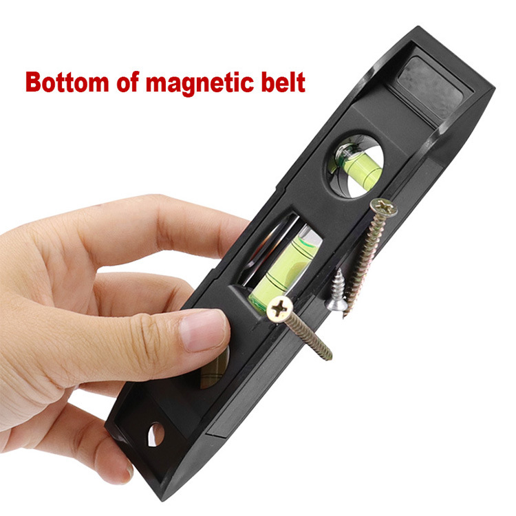 Thước thủy có nam châm 15cm có 3 bình thủy /htb
