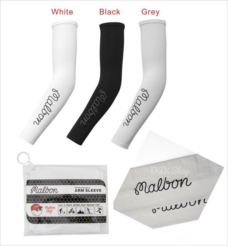Malbon golf arm sleeves che nắng cánh tay Malbon găng chống nắng đánh gôn cool armsleeve UV protection Golf Arm sleeve cool material Che nắng cánh tay vải cực mát Che nắng cánh tay Malbon Golf Ống tay đánh gôn Ống tay thể thao vải mát