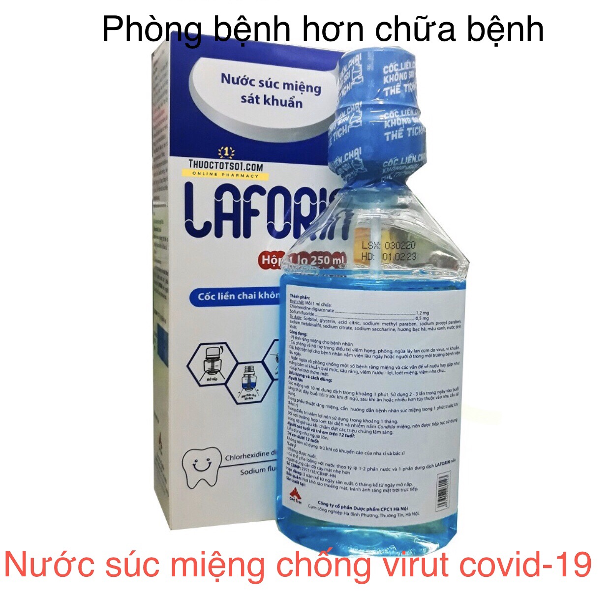 Nước súc họng Laforin 250ml