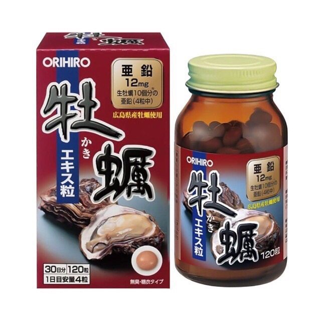 Viên uống tinh chất hàu tươi Orihiro Nhật Bản