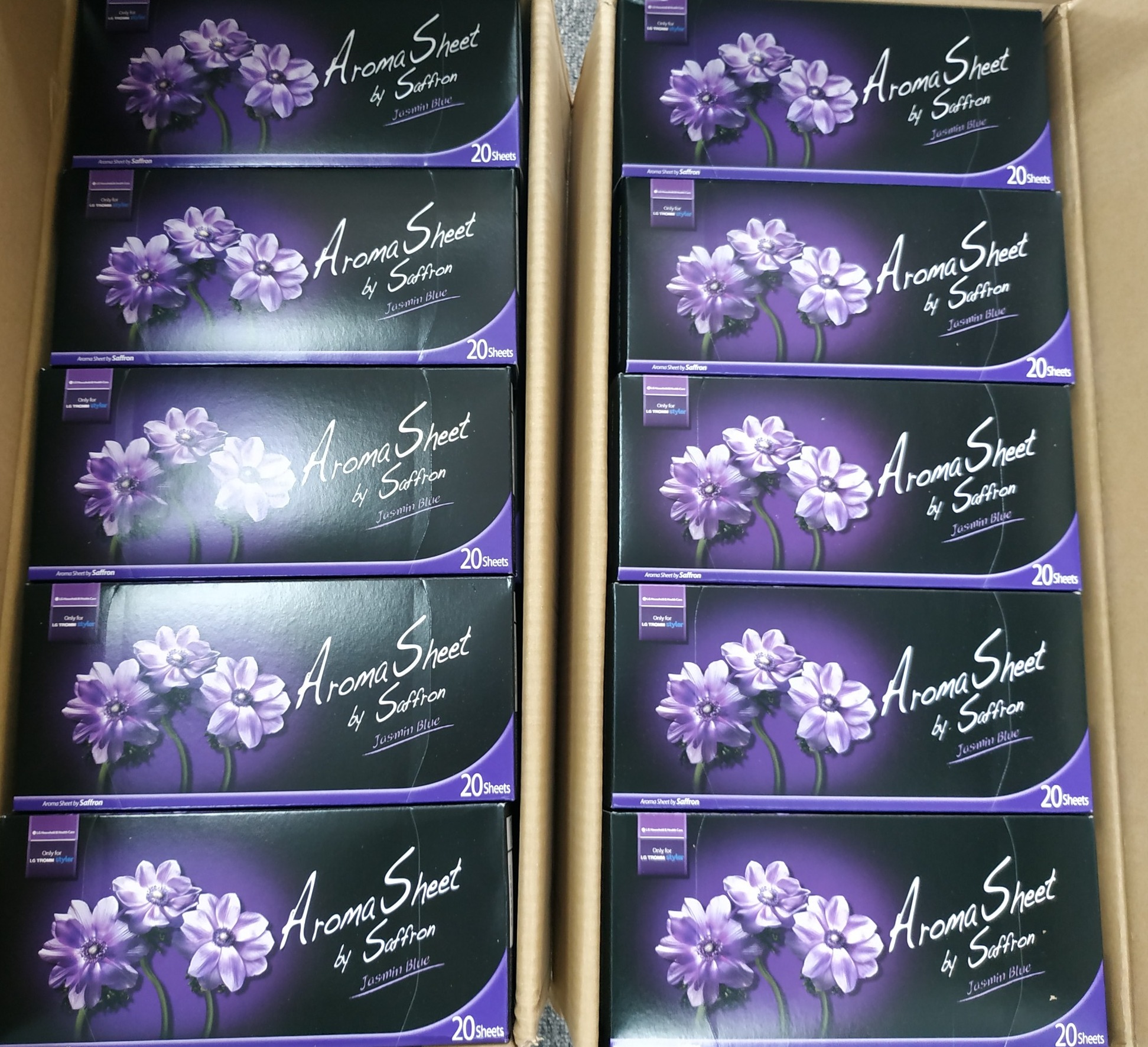 Giấy thơm Aroma sheet hương nhài dùng cho tủ giặt khô LG Styler