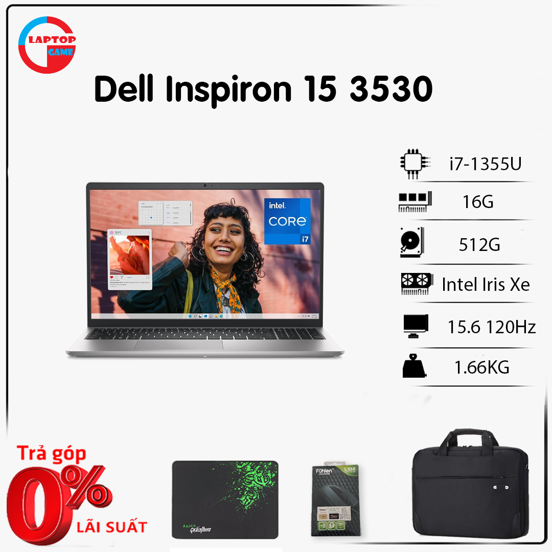 Dell Inspiron 15 3530 Laptop văn phòng cao cấp