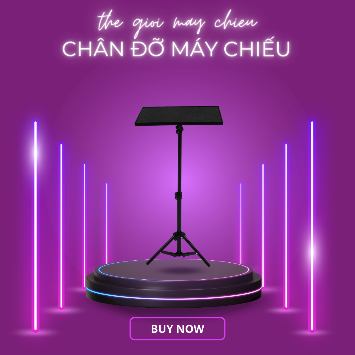 Giá đỡ ba chân máy chiếu thép chống dỉ