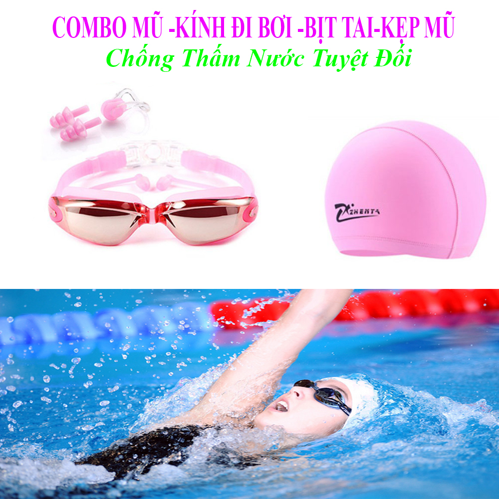 [BỘ KÍNH+MŨ BƠI]Kính Bơi Cho Bé, Mũ Bơi. Tráng Gương Chống Tia UV, Chống Mờ Chống Nước. Có Hộp Đựng,Thiết Kế Mới Thông Minh, Kiểu Dáng Hiện Đại, Thoải Mái Bơi Lội, Giá Rẻ Bất Ngờ