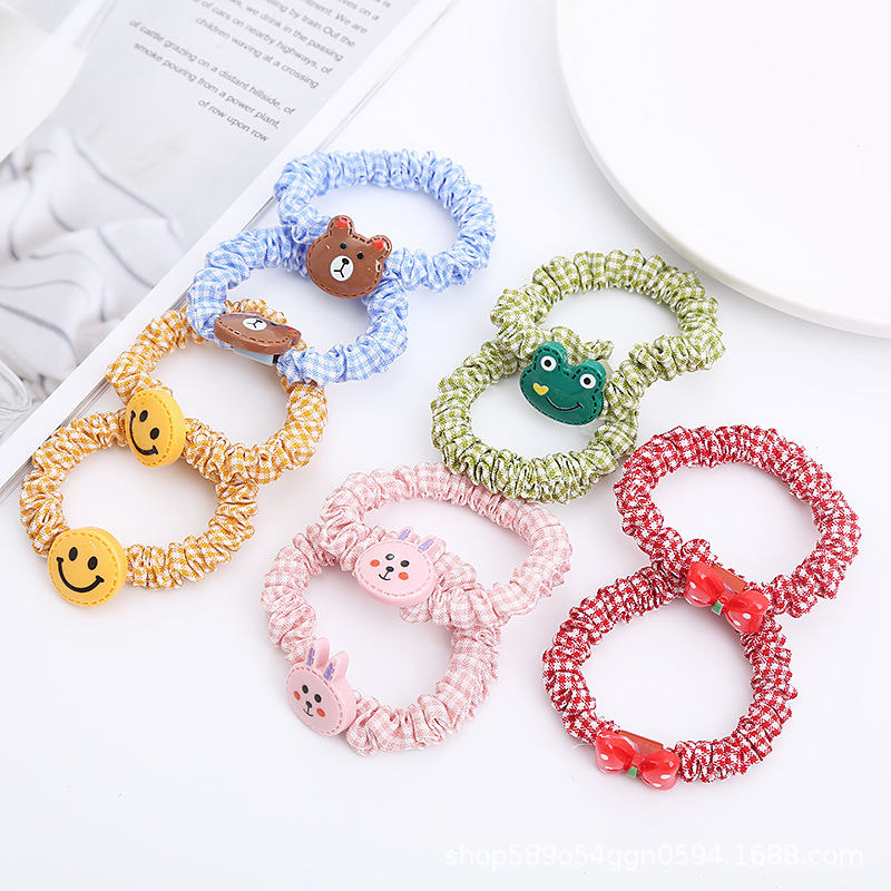 Combo 10 cái thun cột tóc vải xinh xắn