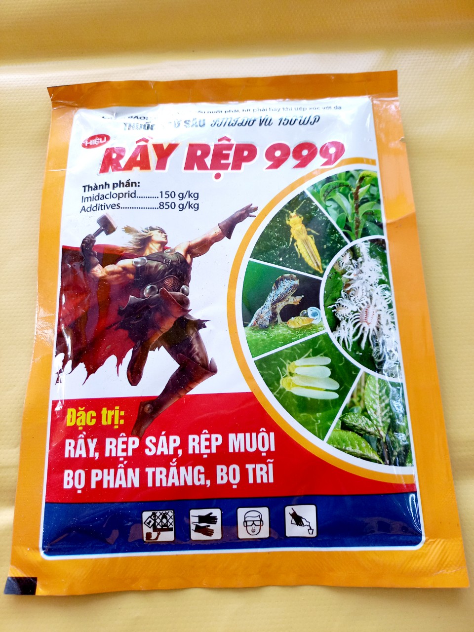 Chế phẩm RẦY RỆP 999 trừ hiệu quả rầy,rệp sáp,rệp muội.bọ phấn trắng,bọ trĩ gói 55 gam
