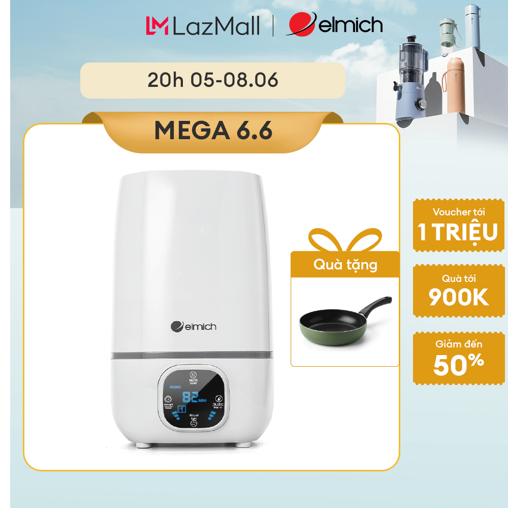 (MEGA 6.6)Máy tạo ẩm siêu âm Elmich HE-8987