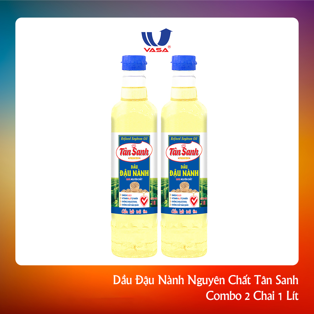 Combo 2 Chai Dầu đậu nành Tân Sanh 1L