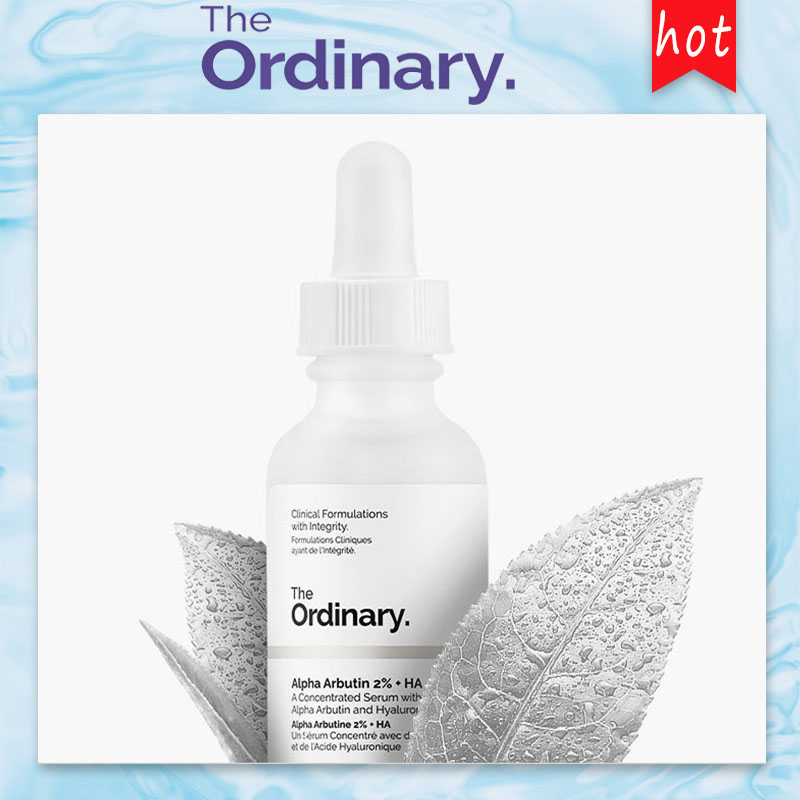 The ordinary. alpha arbutin 2% + ha serum dưỡng trắng da giảm thâm nâng tone da tái tạo da thích hợp da mụn 30ml