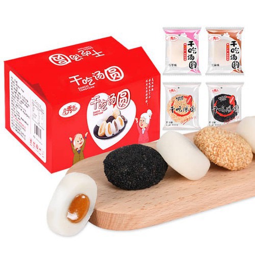 Bánh mochi đài loan mix 4 vị hai cô gái thùng 2kg