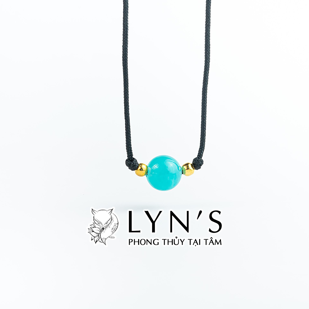 Dây Chuyền Lyn’s Phong Thuỷ Handmade Đá Amazonite