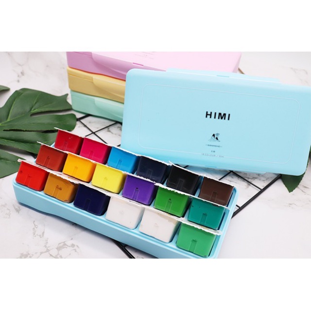 Màu Gouache Himi 18 màu