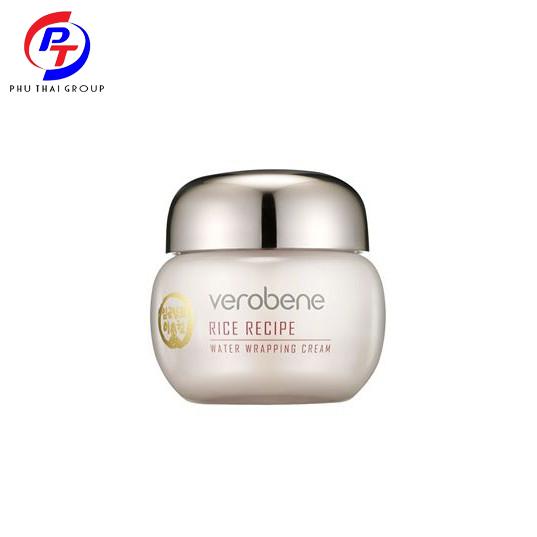 Kem Dưỡng Trắng Da Chống Nhăn Verobene Rice Water Wrapping Cream