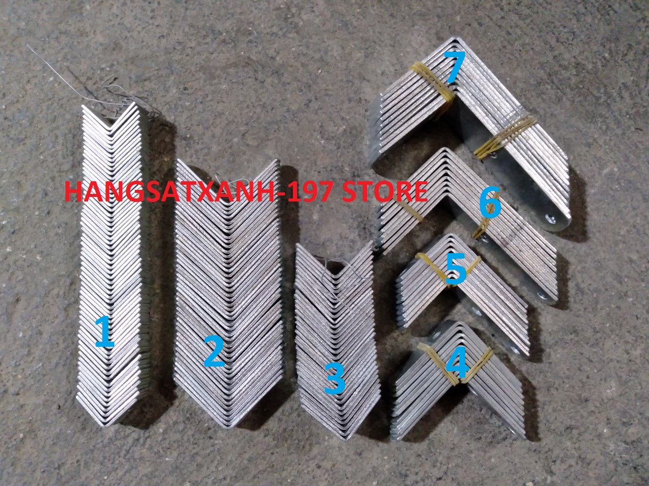 Ke dẹt ke sắt ke góc vuông sâu ke chuyên dùng cho cửa nhôm hệ loại số 4 ( 2 sâu)