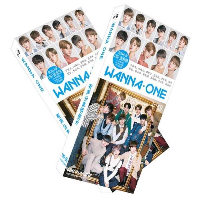 Postcard Wanna One mẫu O ảnh thẻ 180 tấm