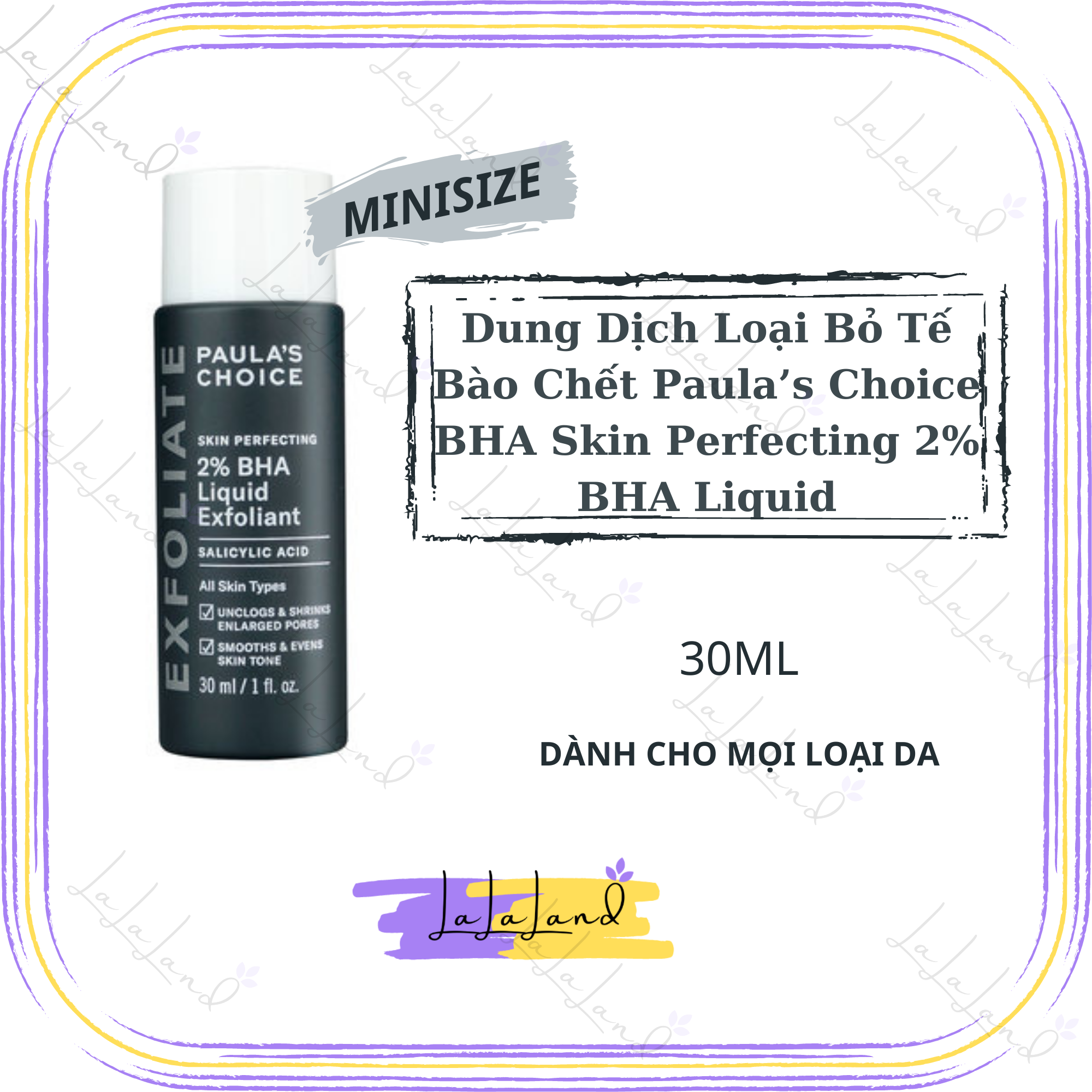 [HCM]Dung Dịch Loại Bỏ Tế Bào Chết Paula’s Choice BHA 2% Skin Perfecting 2% BHA Liquid