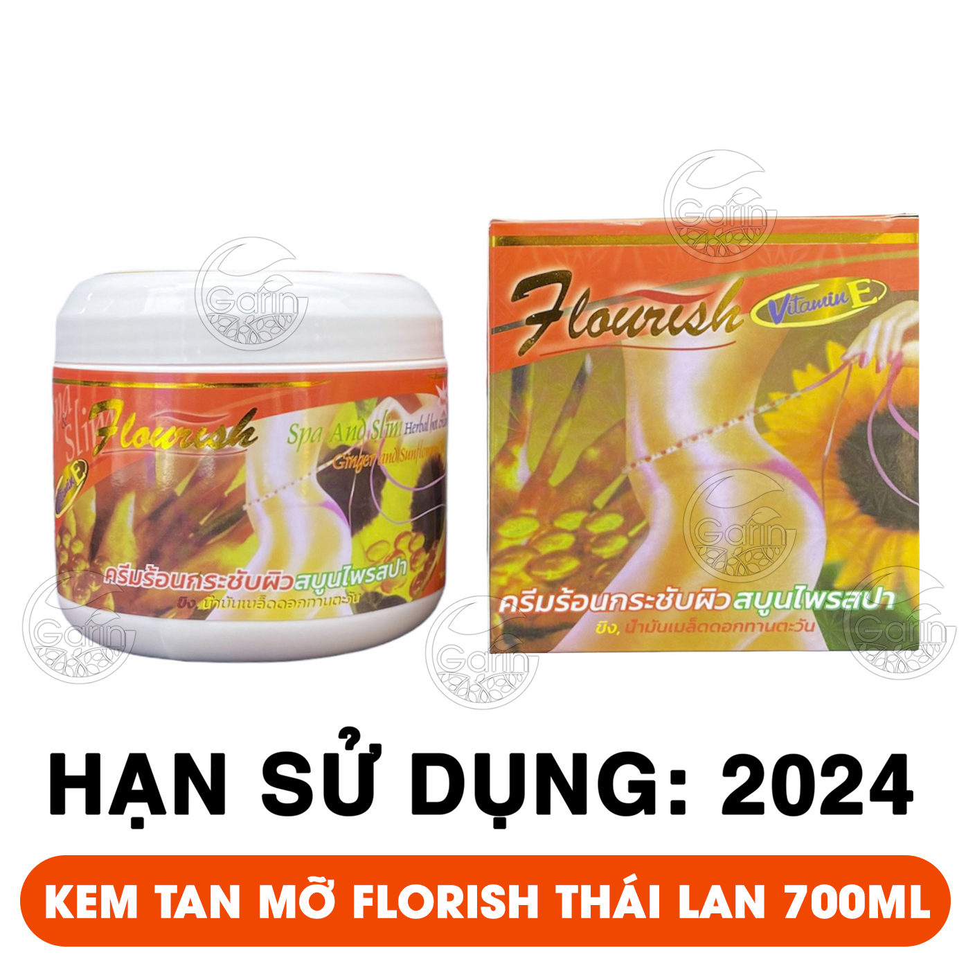 Kem tan mỡ bụng gừng ớt flourish thái lan làm trắng ngừa lão hóa nâng cơ, tan mỡ cấp tốc sau sinh 700ml BA TU SHOP