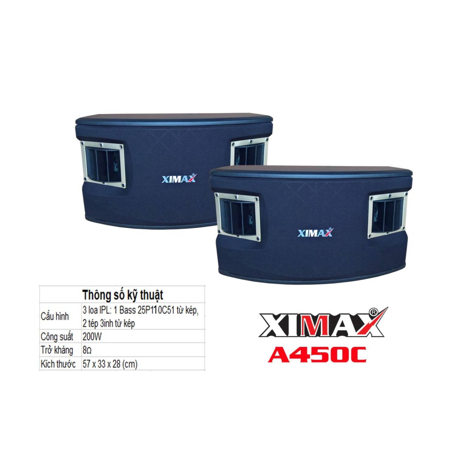 Loa treo tường ximax - a450c - bass 25