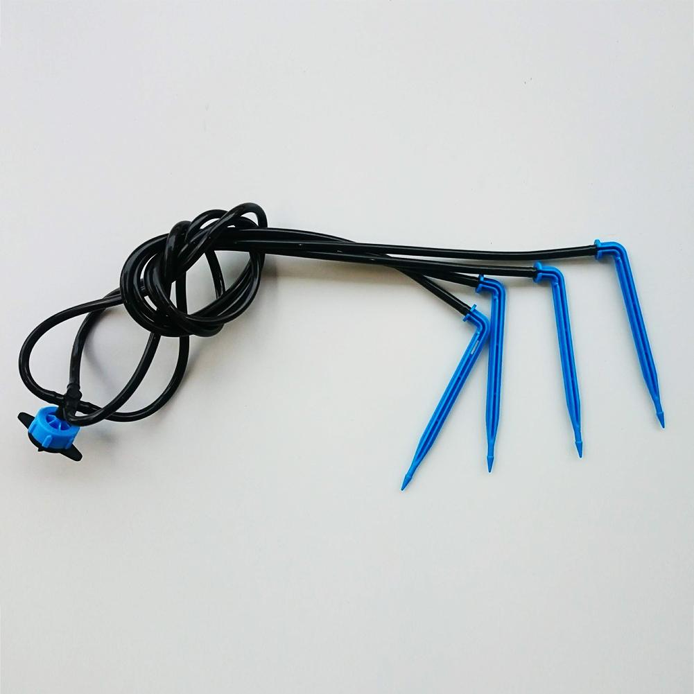 100 Bộ tưới nhỏ giọt bù áp 4 que cắm kết nối ống LDPE ( 100 bộ = 400 que tưới ) tặng kèm dùi đục mini