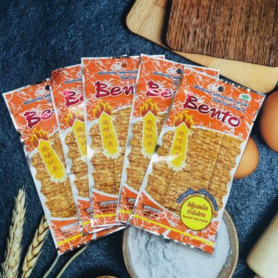 Bánh Mực Bento Cam - Cực Ngon 5 Bịch