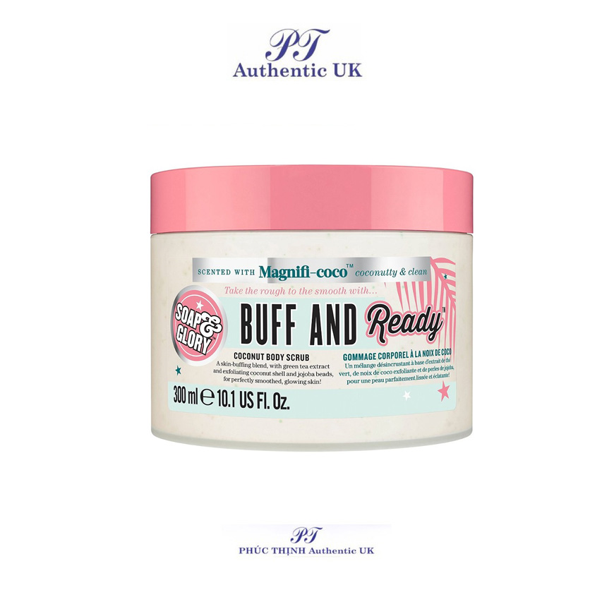Tẩy Da Chết Toàn Thân Soap And Glory Magnificoco Buff And Ready Coconut Body Scrub 300ml