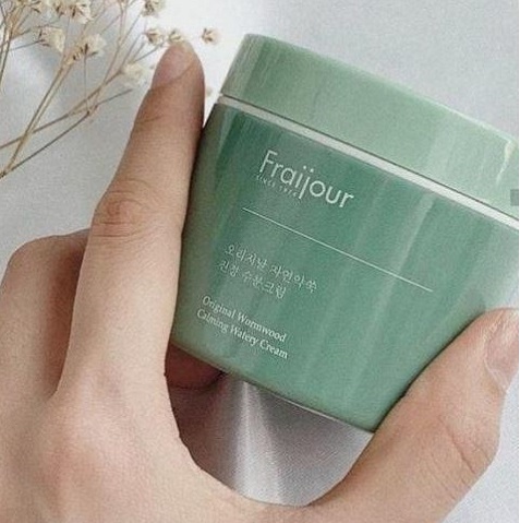 Kem dưỡng ẩm Fraijour Original Herb Wormwood Calming Watery Cream 90ml
