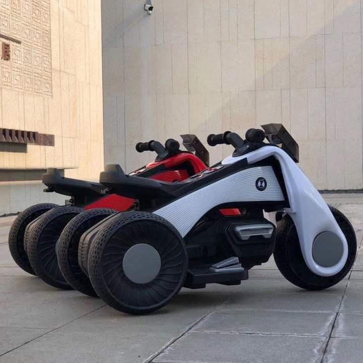  Xe Máy Điện 3 bánh Roll Rick Cho bé 2-7 tuổi- Xe Ba Bánh Dùng điện - xe điện trẻ em 