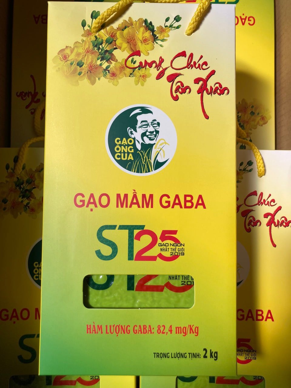 Gạo mầm gaba st25 - hộp 2kg