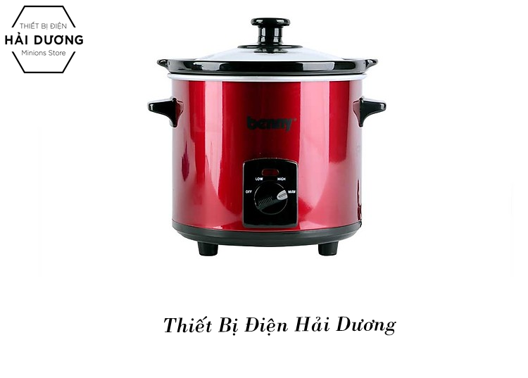 Nồi tiềm nấu cháo chậm kho cá hầm chưng yến đa năng benny bsl-25a