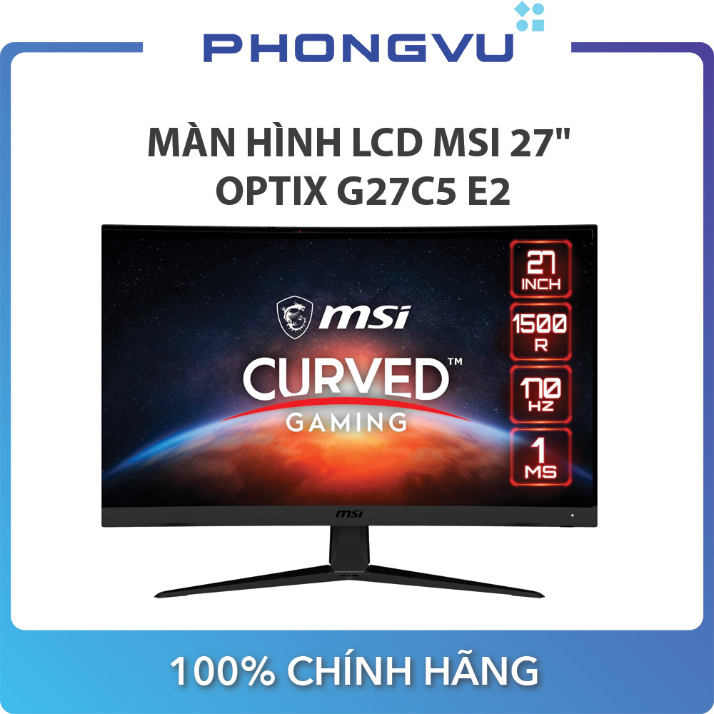 Màn hình lcd msi 27" optix g27c5 e2
