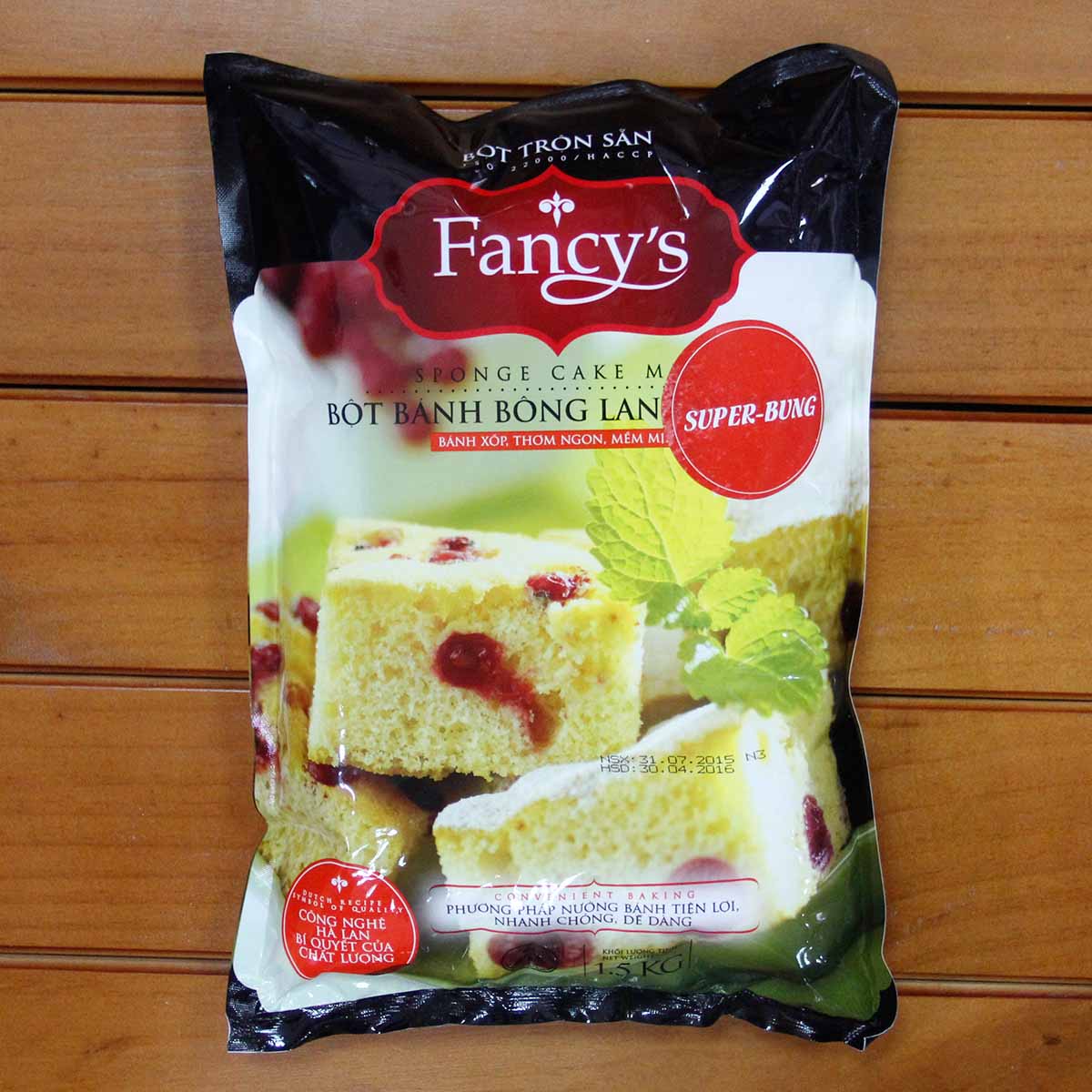 Bột Bánh Bông Lan Ổ Super Bung Fancy s 1.5kg