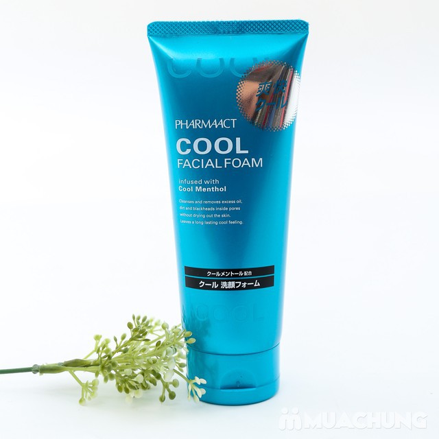 Sữa rửa mặt nam cool pharmaact nhật bản 130g - sữa rửa mặt bạc hà mát lạnh dành cho nam pharmaact cool 130g