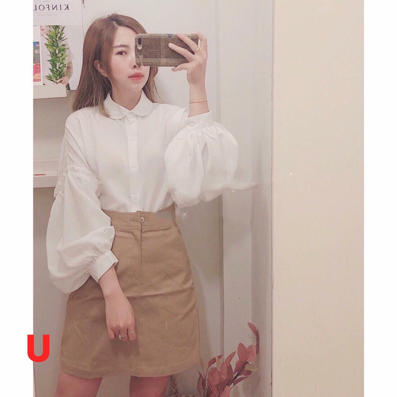 [HCM]SET CHÂN VÁY KÈM ÁO SOMI SIÊU HOT