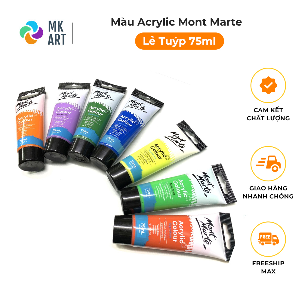 Màu Acrylic MONT MARTE Tuýp 75ml