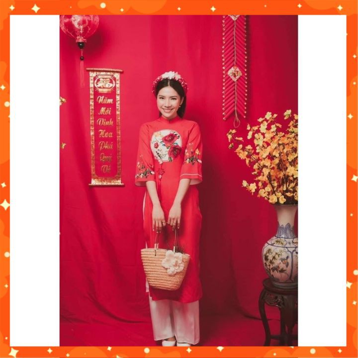 Áo Dài Cát Tường Mẫu Mới Nhất Hiện Nay